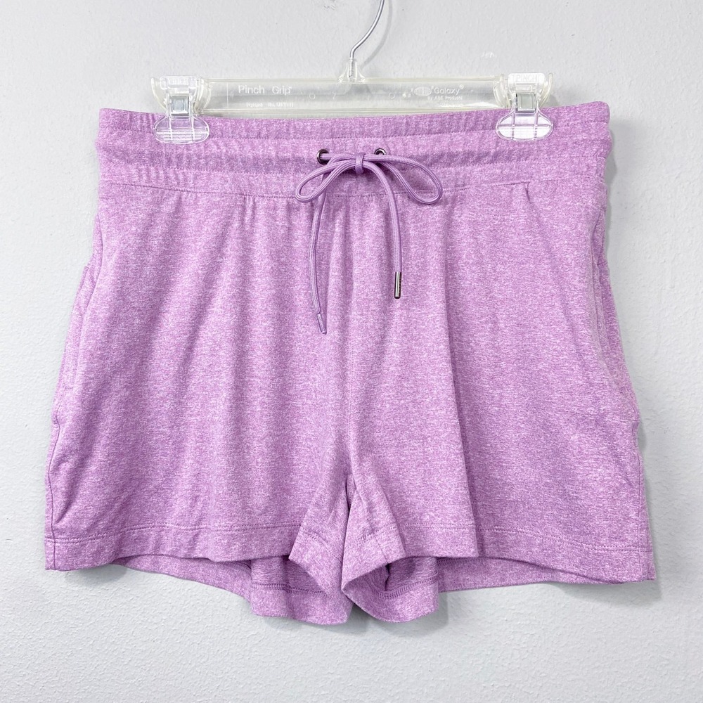Freely Lounge Shorts Size‎ M Knit Drawstring Pockets Athleisure Pickleball Pink